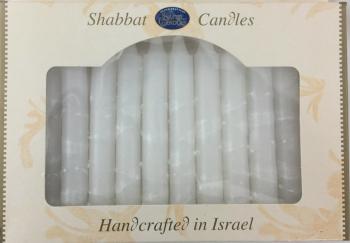 Shabbat Candles White